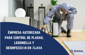 Empresa autorizada para control de plagas, legionella y desinfección en Álava