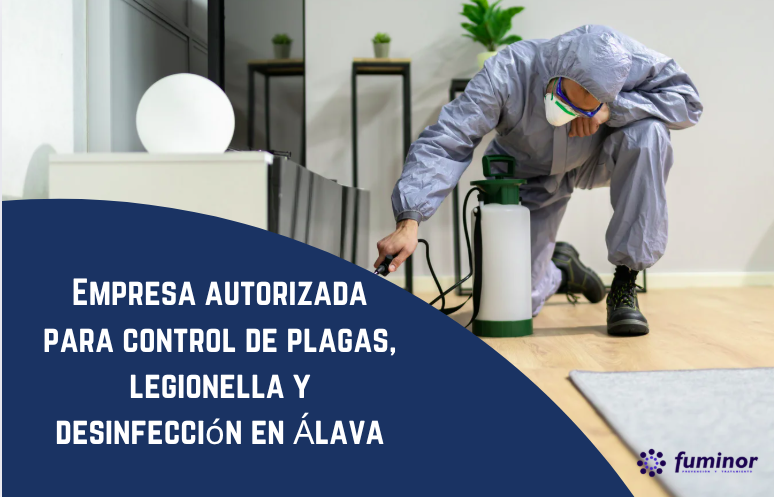 Empresa autorizada para control de plagas, legionella y desinfección en Álava